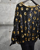 Vintage 1980s “Leopard” Spangle Pull-over