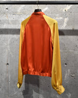 Vintage《bojeangles》1970s Satin Zip-up Jacket