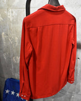 Vintage《GOLDEN NUGGET》1950s Wool Open-collar Shirt