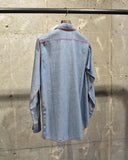 Vintage《MADEWDLL》1960s Blue Chambray Embroidery Shirt