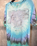 Vintage 1990s《FRUIT OF THE LOOM》 "YES" Tie-dye Band T-shirt
