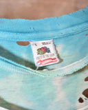 Vintage 1990s《FRUIT OF THE LOOM》 "YES" Tie-dye Band T-shirt