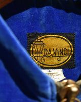 Vintage《DAVINCI》1960s Velour Half-zip s/s Pull Over