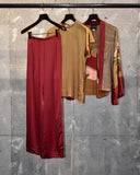 Vintage 1970s-1980s《KARIE PATTERSON FOR Sansappelle》"100% Silk" Three-piece