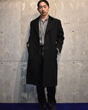 Vintage 1930s-1940s Velvet Collar Classic Chesterfield Coat