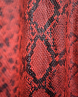 Archive《asos》Python Patterned Fake Leather Shirt