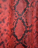 Archive《asos》Python Patterned Fake Leather Shirt