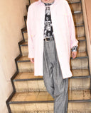 Vintage 1990s《IN-DEX》Rayon Nep Wide Slacks