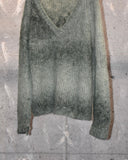Vintage 1960s-1970s "Handmade" Mohair V-Neck Knit