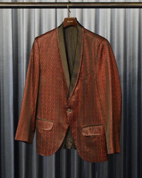 Vintage 1960s Red Glitter Tailored Jacket