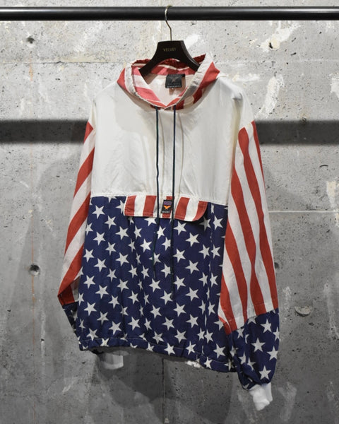 Vintage《VOLLEY》1980s American Pattern Pullover Jacket