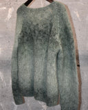 Vintage 1960s-1970s "Handmade" Mohair V-Neck Knit