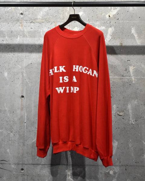 Vintage《Tultex》1980s "HULK HOGAN IS A WIMP" Sweatshirts