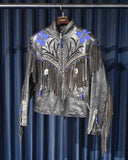 Vintage 1970s Fringe Leather Jacket