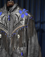 Vintage 1970s Fringe Leather Jacket