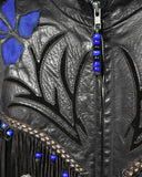 Vintage 1970s Fringe Leather Jacket