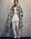 Vintage 1980s《JAEGER》Shaggy Mohair Double-breasted Coat