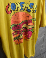 Vintage 1990s “COMEME” Hamburger T-shirt
