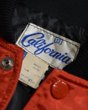 Vintage《California》1970s-1980s “Playing Cards” Red Satin Jacket