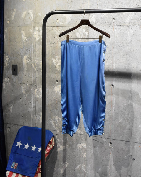 Vintage 1940s-1950s Satin Cropped Pants
