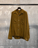 Vintage 1960s《VAN HEUSEN》"Orlon Acrylic x Wool" Open-Collar Shirt