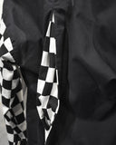 Vintage《Sassa》1980s Checker Sleeves Shirt