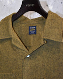 Vintage 1960s《VAN HEUSEN》"Orlon Acrylic x Wool" Open-Collar Shirt