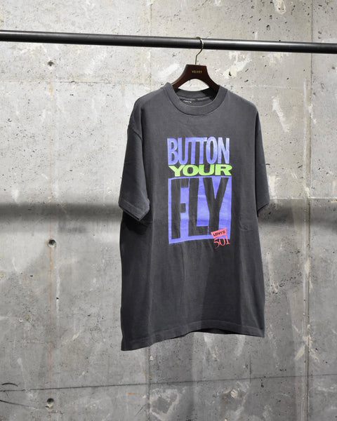 Vintage《Levi's》1990s “BUTTON YOUR FLY“ T-shirt
