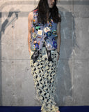 Vintage 1970s《KAK-EES BY BIG YANK》"Pins & Badges" Boa Denim Vest