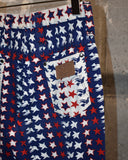 Vintage 1970s《Maverick》"Red×White×Blue" Star bell bottoms