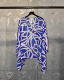 Vintage 1990s-2000s《Chico's》Americana Sheer Poncho