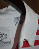 Vintage 1990s《CAmiciA》"100%Rayon" American flag pattern shirt