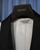 Vintage《First Nighter》1960s Rose Patterned White Taxied Jacket