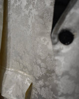 Vintage《First Nighter》1960s Rose Patterned White Taxied Jacket