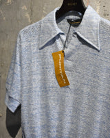 Vintage《PURITAN》1970s Deadstock Mesh Knit Polo Shirt