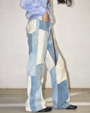 Vintage 1970s《CIWONE CIMONE》Patchwork Denim Pants