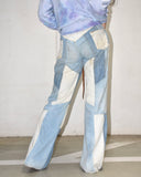 Vintage 1970s《CIWONE CIMONE》Patchwork Denim Pants