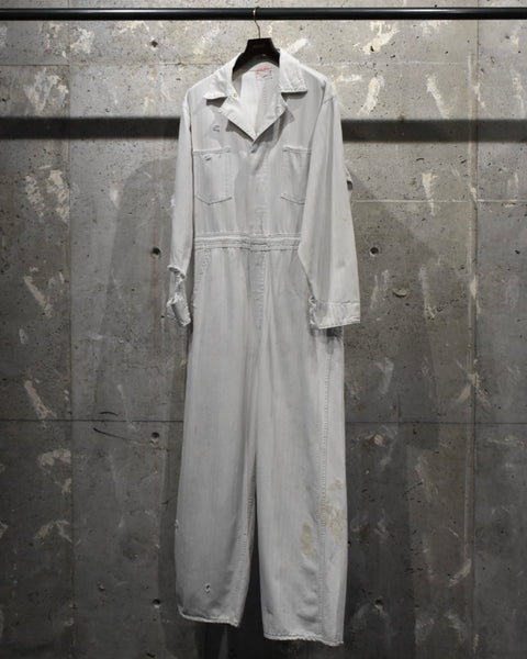 Vintage《AMBASSADOR》1960s Herring Bone Twill Boro Jump Suit