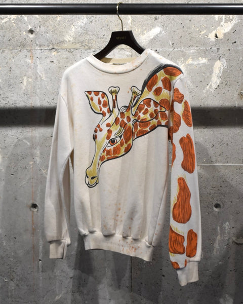 Vintage《COLAVE》1980s-1990s Giraffe Sweatshirt