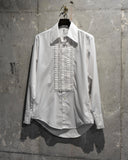 Vintage《after Six》1970s White Frill Shirt