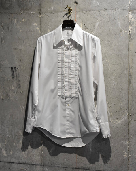 Vintage《after Six》1970s White Frill Shirt