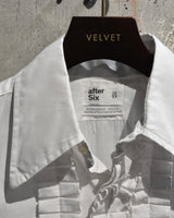Vintage《after Six》1970s White Frill Shirt