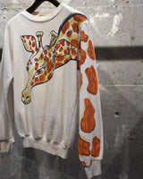 Vintage《COLAVE》1980s-1990s Giraffe Sweatshirt