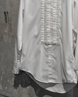 Vintage《after Six》1970s White Frill Shirt