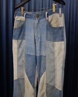 Vintage《CIWONE CIMONE》1970s Patchwork Denim Pants