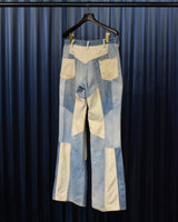 Vintage《CIWONE CIMONE》1970s Patchwork Denim Pants