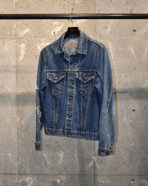 Vintage 1960s《Levi's》“71205” big E Denim tracker jacket