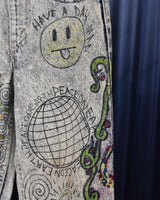 Vintage《Levi's》Hand Painted Denim Pants