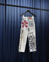 Vintage《Levi's》Hand Painted Denim Pants