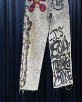 Vintage《Levi's》Hand Painted Denim Pants